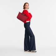 LONGCHAMP Original Le Pliage Medium Tote Bag - Pomegranate Recycled Canvas