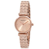 EMPORIO ARMANI  Armani Gianna T-bar Quartz Rose Gold Dial Ladies Watch
