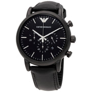 EMPORIO ARMANI  Luigi Chronograph Black Dial Men's Watch