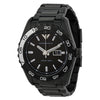 EMPORIO ARMANI  Sportivo Black Dial Blaxk Ion-plated Men's Watch
