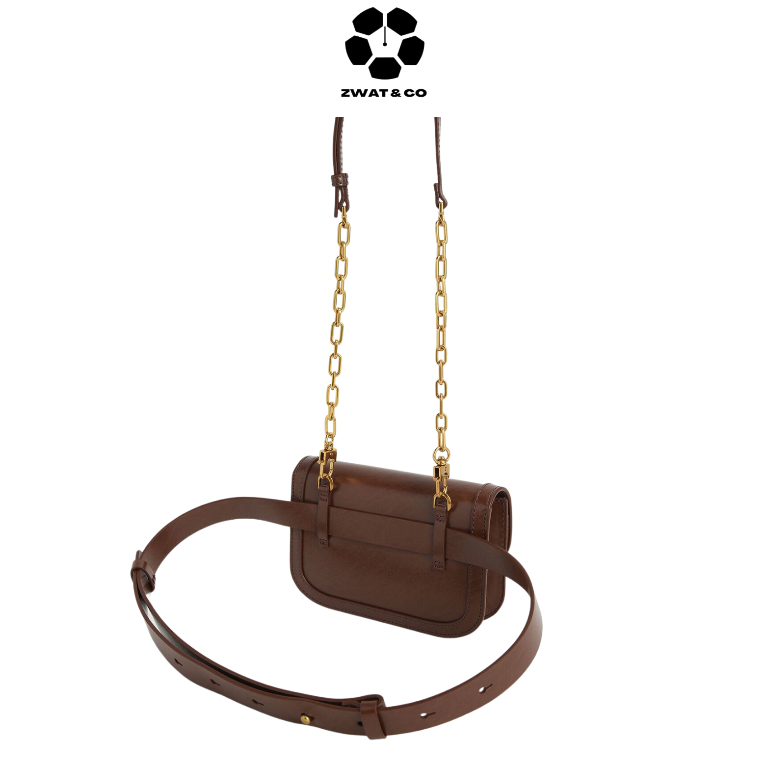 Dark Brown Charlot Belt Bag - CHARLES & KEITH US