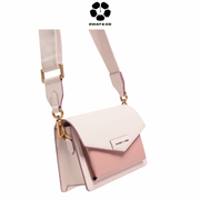 CHARLES & KEITH Zaina Envelope Crossbody Bag - Light Pink