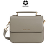 CHARLES & KEITH Front Flap Top Handle Crossbody Bag - Taupe