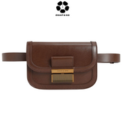 CHARLES & KEITH Charlot Belt Bag - Dark Brown