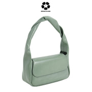 CHARLES & KEITH Willow Twist Top Handle Shoulder Bag - Sage Green