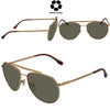 LACOSTE Grey Aviator Unisex Sunglasses