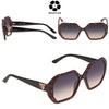 GUESS Mirror Violet Geometric Ladies Sunglasses