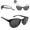 CALVIN KLEIN Black Rectangular Unisex Sunglasses