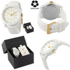 ARMANI EXCHANGE Lady Banks Quartz White Dial Ladies Watch Set