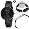 CALVIN KLEIN Full Moon Black Dial Ladies Watch