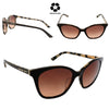 CALVIN KLEIN Brown Gradient Cat Eye Ladies Sunglasses