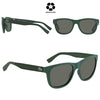 LACOSTE Green Square Unisex Sunglasses