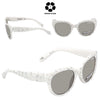 SKECHERS Smoke Mirror Cat Eye Ladies Sunglasses