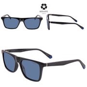 POLAROID Unisex Black Square Sunglasses