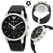 EMPORIO ARMANI Classic Chronograph Black Dial Men's Watch