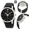 EMPORIO ARMANI Classic Chronograph Black Dial Men's Watch