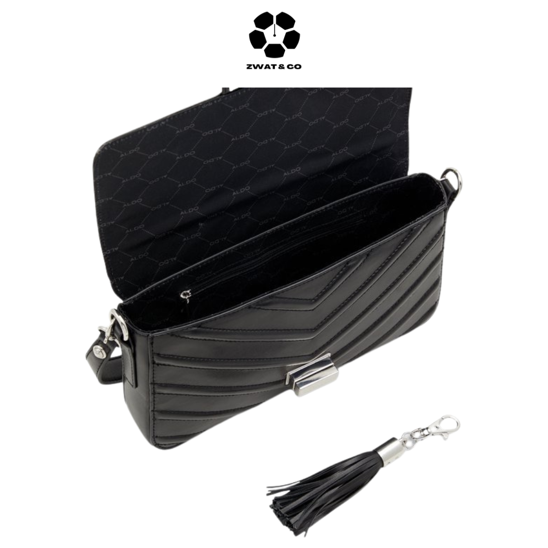Buy the ALDO Multi Faux Leather Colorblock Locket Charm Satchel Bag Handbag  | GoodwillFinds
