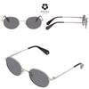 POLAROID Core Polarized Grey Round Sunglasses