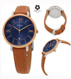 FOSSIL Jacqueline Blue Dial Ladies Leather Watch