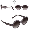 SALVATORE FERRAGAMO Grey Round Ladies Sunglasses